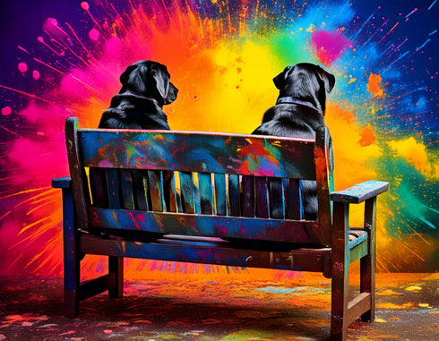 Two Fat Ladies Art Canvas